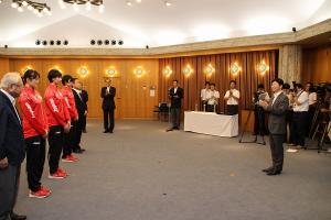 岡山県スポーツ特別顕賞授与式