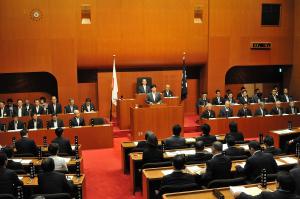 県議会9月定例会閉会