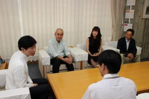 映画「種まく旅人 夢のつぎ木」PR表敬訪問