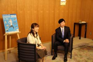県政広報番組収録
