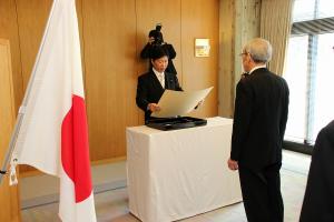 平成28年度秋の叙勲・第27回危険業務従事者叙勲伝達式
