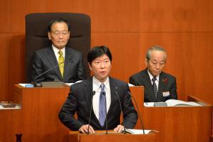 県議会11月定例会開会
