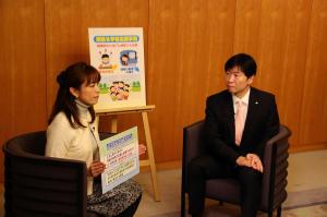 県政広報番組収録