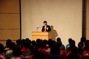 山陽女子ロードレース大会開会式