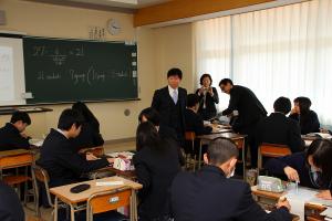 学校視察〔県立和気閑谷高等学校〕