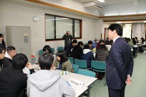 学校視察〔県立岡山城東高等学校・英語集中合宿〕