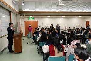 学校視察〔県立岡山城東高等学校・英語集中合宿〕