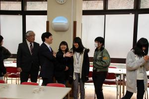 学校視察〔県立岡山城東高等学校・英語集中合宿〕
