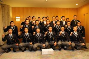 選抜高等学校野球大会出場校（創志学園高等学校）表敬訪問