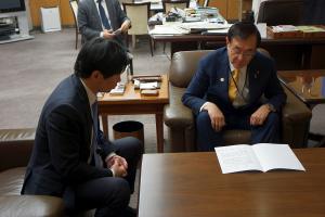原田総務副大臣訪問