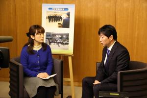県政広報番組収録