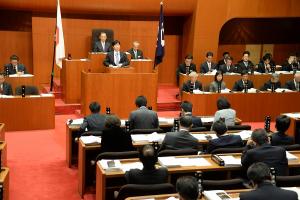 県議会2月定例会開会