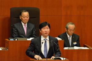 県議会2月定例会開会
