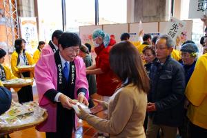 食味ランキング「特A」初取得記念「きぬむすめ」PRキックオフセレモニー