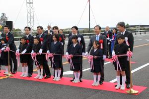水島港臨港道路（倉敷みなと大橋）開通式典