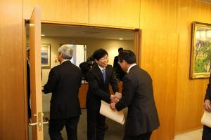 退職者辞令交付