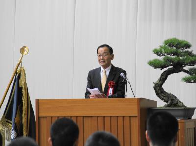 警察学校入校式２