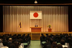 県立玉野高等学校入学式