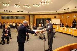 永年勤続町内会長・区長等知事表彰式