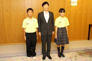 JCI JAPAN 少年少女国連大使表敬訪問