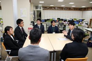 学校視察〔総社市立総社東中学校〕