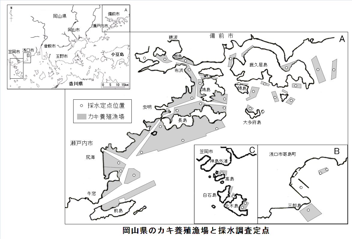 カキ養殖漁場