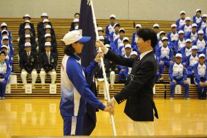 第７３回国民体育大会の結団壮行式の写真