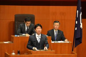 県議会11月定例会開会