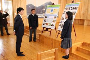 学校視察〔岡山県立矢掛高等学校〕