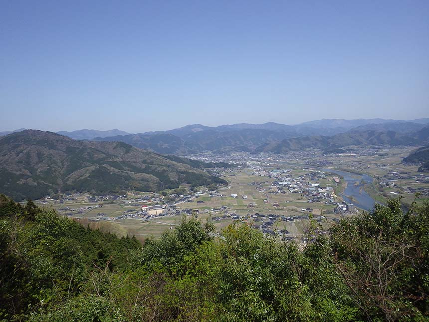 城跡から北を望む