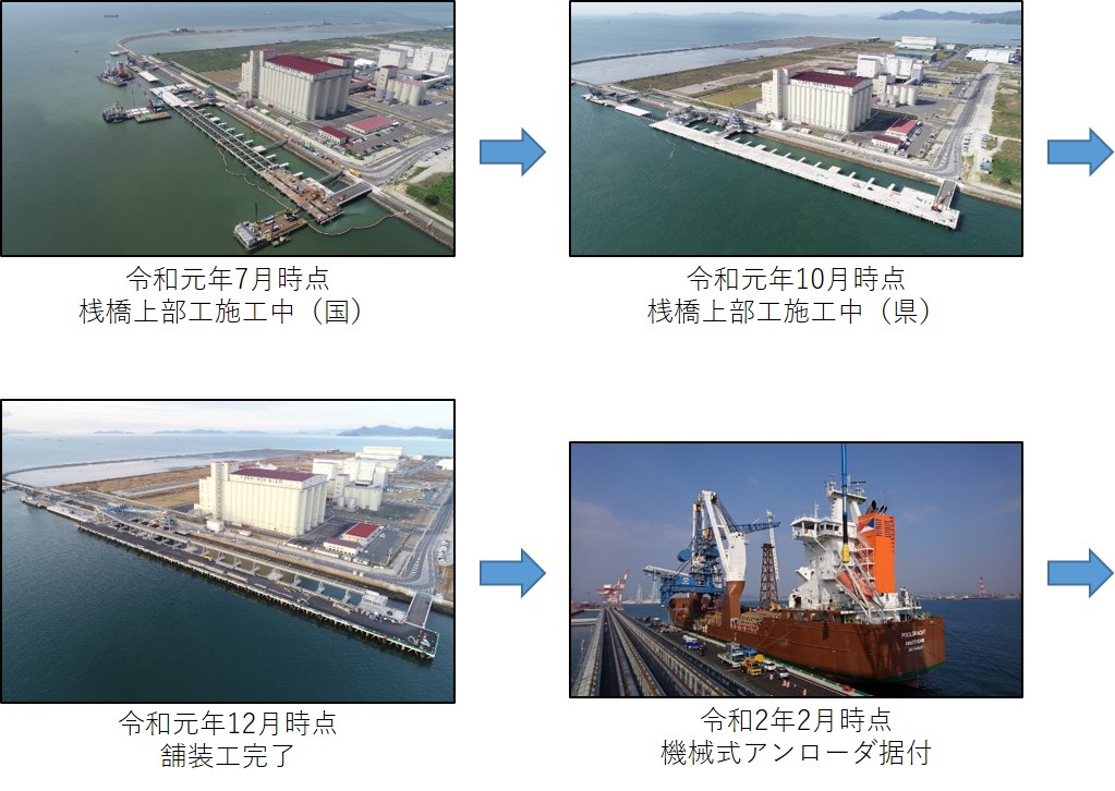 7号埠頭桟橋の建設2