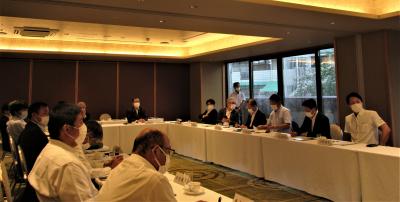 鳥取・岡山県境議員連盟　令和４年度総会及び意見交換会