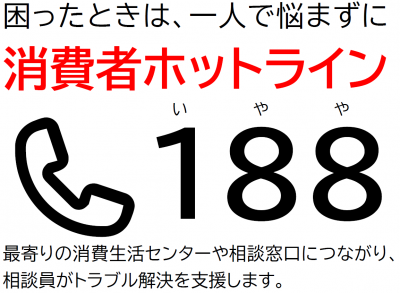 消費者ホットライン１８８番