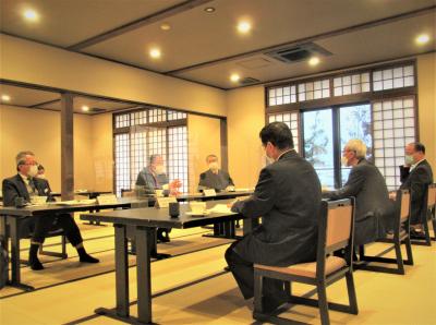 香川・岡山両県議会正副議長意見交換会