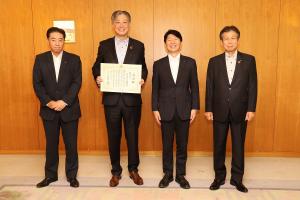 企業版ふるさと納税感謝状贈呈式〔野村アセットマネジメント〕