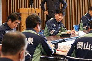 能登半島地震県支援対策本部会議