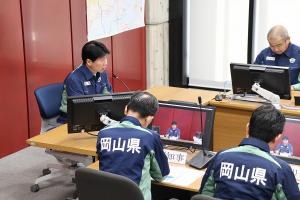 県地震対応訓練