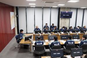 県地震対応訓練