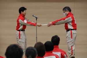 日赤岡山県支部救護員任命式