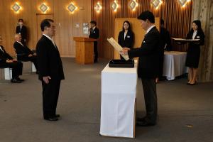 春の叙勲伝達式