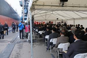 国際バルク戦略港湾水島港玉島地区完成式典