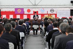 国際バルク戦略港湾水島港玉島地区完成式典