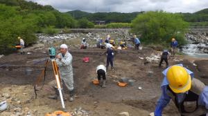 酒津遺跡　南から