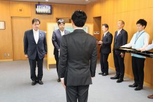 全国植樹祭協賛物品贈呈式〔農林中央金庫〕