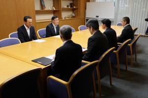 富山県氷見市 林市長 表敬訪問