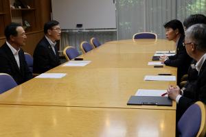 富山県氷見市 林市長 表敬訪問