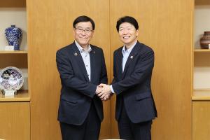 富山県氷見市 林市長 表敬訪問