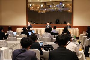 第74回全国植樹祭・地方事情御視察〔記者会見〕