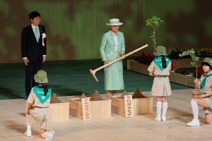 第74回全国植樹祭・地方事情御視察〔式典〕