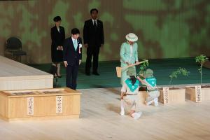 第74回全国植樹祭・地方事情御視察〔式典〕